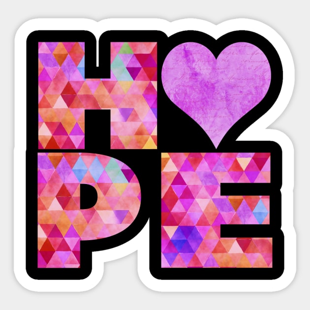 Hope Sticker by LebensART